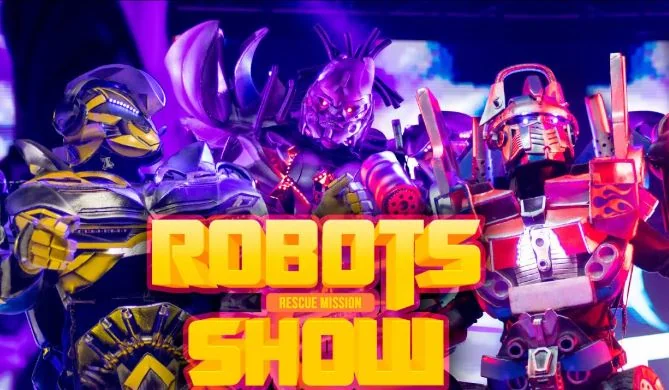 Robotu šovs “Glābšanas misija” Slampē: ieeja par 5 eiro
