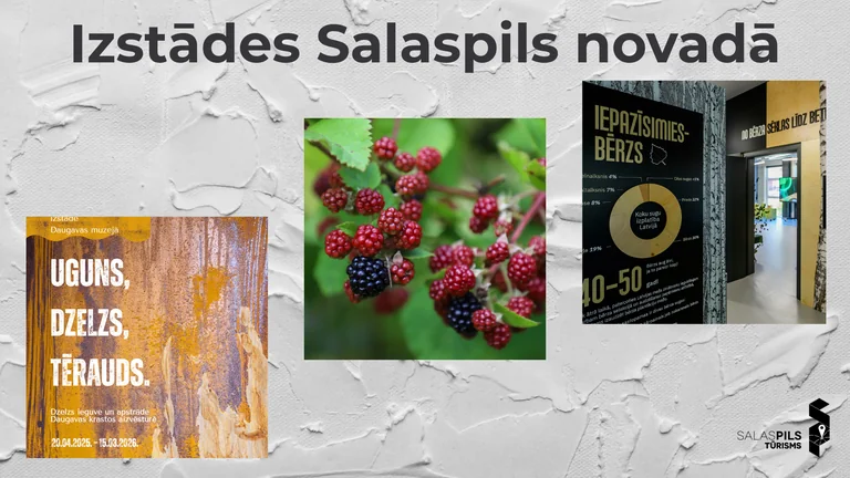 Salaspils izstāžu ceļvedis: divas vēl var paspēt